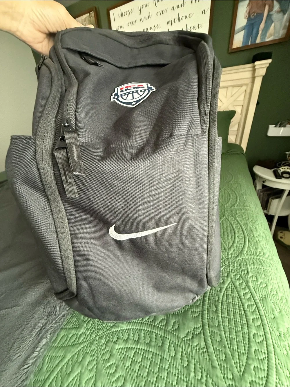 USA Basketball Black Backpack
